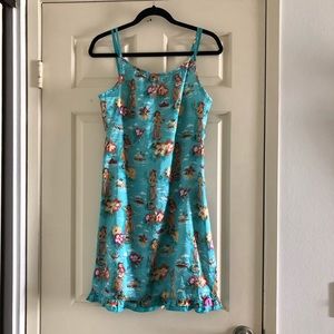 Silk Hawaiian nightgown